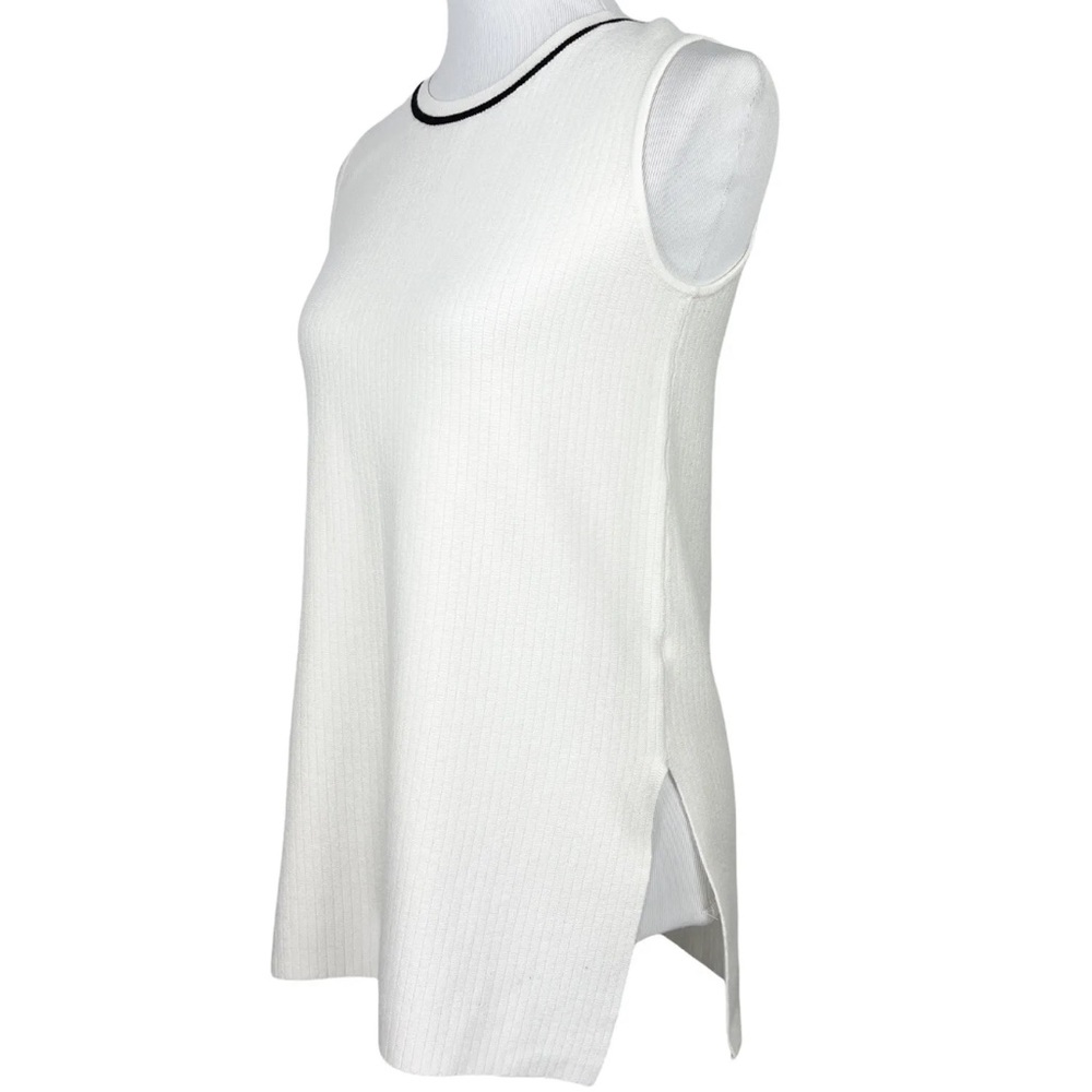 Athleta On The Town Ribbed Knit Sweater Tank Top